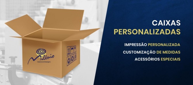 fábrica de embalagens de papelão personalizadas
