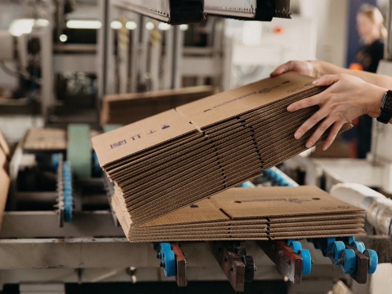fabricação de caixas de papelão