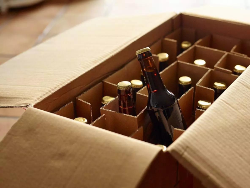 Caixas de papelão para produtos alimentícios e bebidas