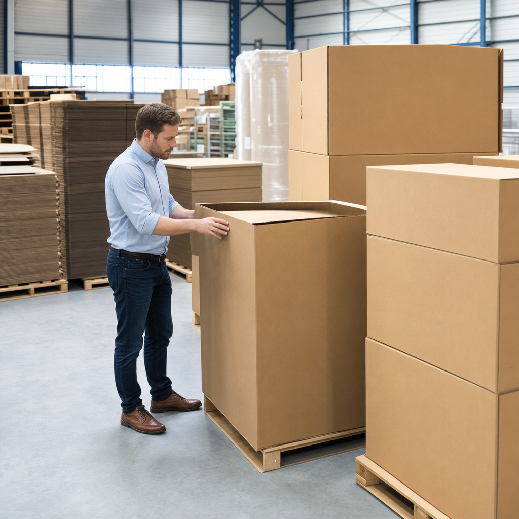 onde comprar caixa de papelão grande